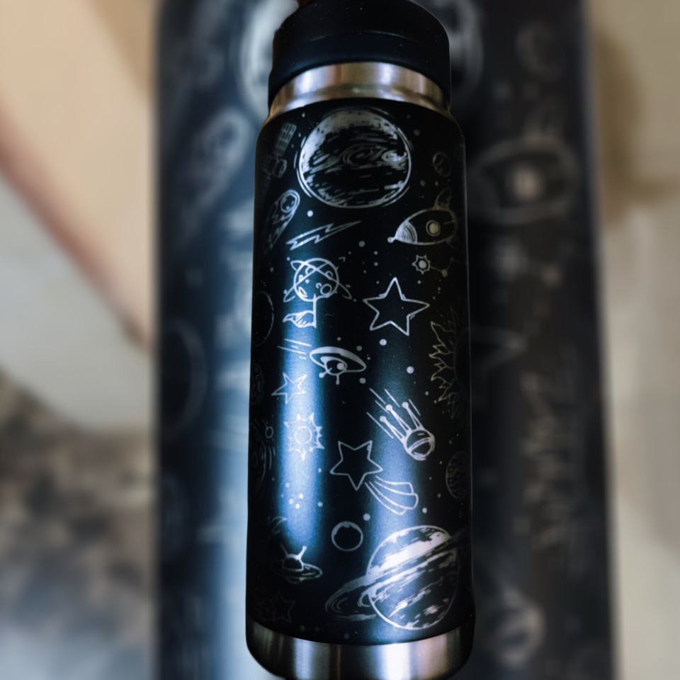 botella de acero inoxidable